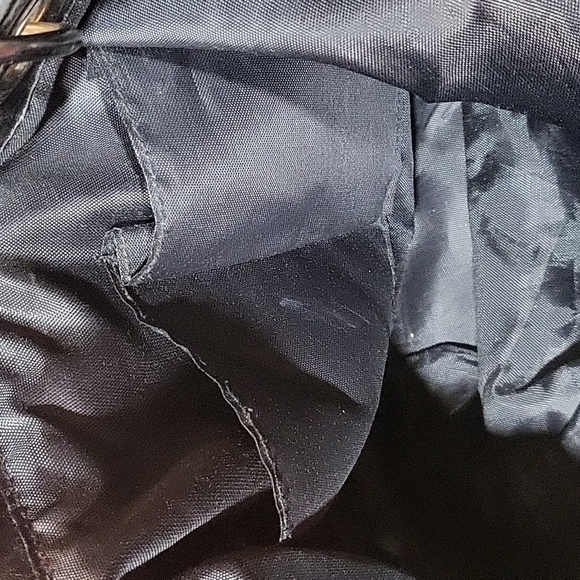 Hobo Bag Purse Zebra Print Vinyl type Material Durable - Picture 7 of 8